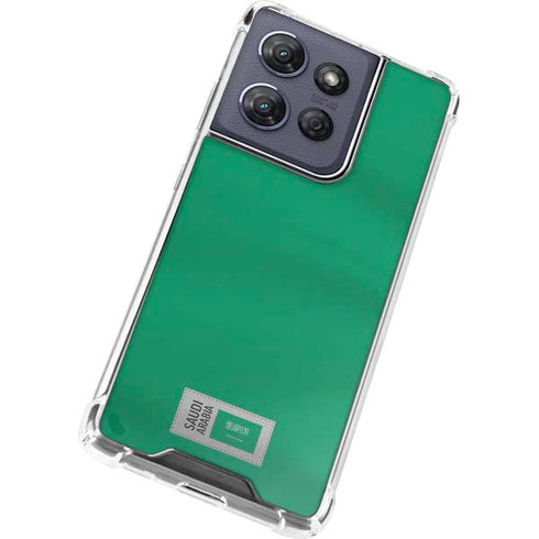 Saudi Arabia Soccer Flag Moto G Stylus 5G (2025) Clear Case